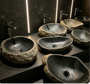 Évier d'été <span class=keywords><strong>en</strong></span> <span class=keywords><strong>pierre</strong></span> naturelle, pour le lavage des mains, vert foncé, rivière, <span class=keywords><strong>en</strong></span> <span class=keywords><strong>pierre</strong></span> - Product Image 4