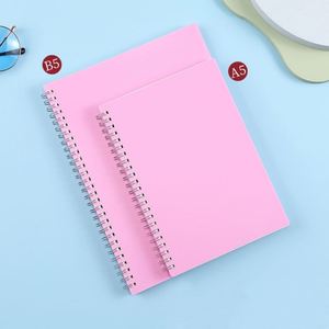 Carnet promotionnel A5 à spirale personnalisé pour cadeaux d'entreprise, bloc-notes écologique à couverture souple pour le bureau avec logo - Product Image 4