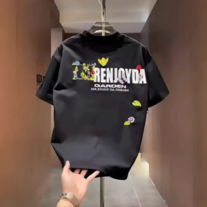 <span class=keywords><strong>Camiseta</strong></span> de Verano para Hombre, Diseño Moderno, de Algodón, Holgada, de <span class=keywords><strong>Manga</strong></span> <span class=keywords><strong>Corta</strong></span>, Tejida, Estilo Casual Americano - Product Image 3