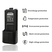 Batterie rechargeable Baofeng UV-5R BL-5 3800mAh, batterie étendue pour radio UV-5RB UV-5RE BF-F8