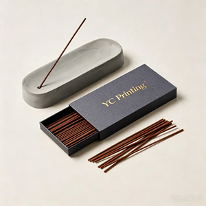 Cajas <span class=keywords><strong>de</strong></span> Incienso <span class=keywords><strong>de</strong></span> Cartón Rígido <span class=keywords><strong>de</strong></span> Lujo Hechas a Mano con Impresión Personalizada, Cajas <span class=keywords><strong>de</strong></span> Incienso con Cajón Deslizante, Embalaje para Cajas <span class=keywords><strong>de</strong></span> Incienso - Product Image 3