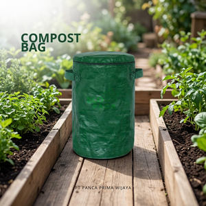 High Quality 80L HDPE UV <b>Compost</b> <b>Bag</b> Dark Green with 10-Year Shelf Life for Organic Waste Composting Export - Product Image 6