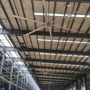 7.3m 24ft Industrial Size 220v 380v Large Aluminum Blades Ceiling <b>Fans</b> with Direct Drive Motor Controller to Adjust the Speed - Product Image 2