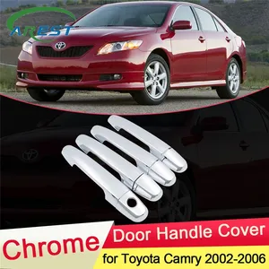Toyota Camry için XV30 Daihatsu Altis 2002 2003 2004 2005 2006 krom kapı kulp kılıfı Trim kap araba Styling aksesuarları çıkartmalar