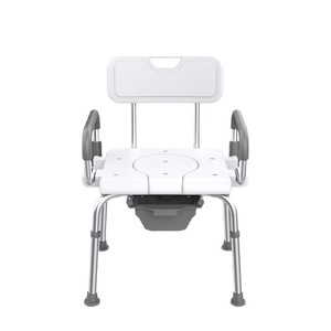 Zenith Safe <b>Commode</b> <b>Chair</b> Aluminum Alloy 250 Kg Capacity For Elderly Bathroom Safety Equipment - Product Image 5