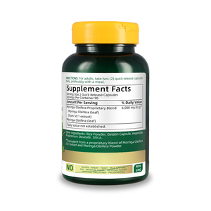 ผู้ผลิตอาหารเสริมมอริงก้า โอเลอิเฟอรา สนับสนุนการดูแลสุขภาพ 180 แคปซูลมอริงก้า โอเลอิเฟอรา - Product Image 5