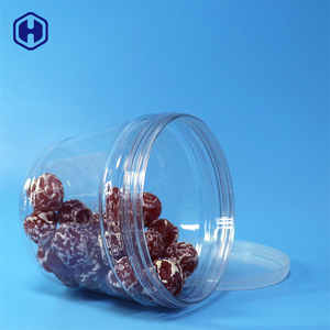 Conteneur en plastique PET transparent de 680 ml, forme conique circulaire tronquée, étanche, qualité alimentaire, pour gelée, nouilles, sucre, collation - Product Image 4