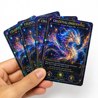 Boîte de boosters personnalisée en aluminium et plastique pour cartes à collectionner sportives holographiques, collection sur mesure, cartes TCG personnalisées