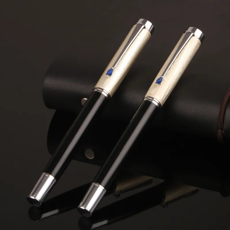 new GemFully Hot Sales Wholesale Crystal Dip Glass Pen Set Smoothly Writing Fancy Fountain Pen