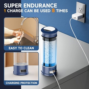 Bouteille d'eau intelligente portable 2025, bouteille d'eau hydrogénée SPE PEM, bouteille ionisée à l'hydrogène 400 ml, gobelet à eau riche en hydrogène pour la santé - Product Image 6