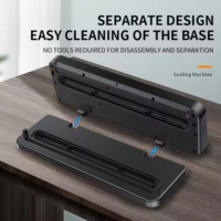 Mini scellant de sac écologique petit ménage frais sous vide sec et humide emballage alimentaire entièrement automatique à double usage