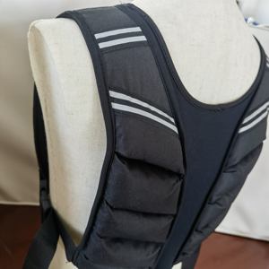 Gilet con Pesi in Acciaio Regolabile con Cerniera Frontale per Uomini e Donne, Gilet Fitness con Pesi per la Corsa - Product Image 5