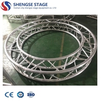 Estructura de Truss Redonda Personalizada, Estructura de Truss Cuadrada con Pernos, Diseño de Estructura de Truss para Escenarios de Eventos y Conciertos