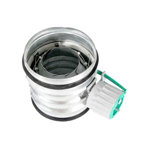 Amortiguador de Control de volumen de aire de acero galvanizado, sistema de conducto redondo <span class=keywords><strong>HVAC</strong></span> - Product Image 6