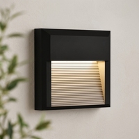 Lumière LED murale extérieure carrée 8W, fourniture d'usine, LED SMD, matériau PC, étanche IP65, utilisation en jardin, garantie de 3 ans