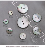 Kancing Mutiara 4 Lubang Motif Kupu-kupu dari Cangkang Alami Ramah Lingkungan dengan Gaya Flatback Mutiara Ibu, Kancing Elegan Grosir