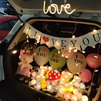Je vous adore, lettre en forme de cœur, bannière en papier, drapeau, guirlande, demande de st valentin, mariage, fiançailles, décorations de fête