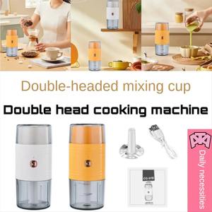 Nouveau Robot Culinaire Électrique Double Tête pour Cuisine Domestique, Hachoir à Viande Multifonctionnel avec Séparation Sec-Humide - Product Image 2