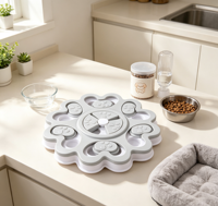 Jouet distributeur de friandises interactif pour chien, labyrinthe anti-étouffement, anti-ennui, en plastique durable et écologique, design moderne