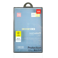 Boîte d'emballage en plastique PVC transparent pour tablettes, impression de logo personnalisée, housse de tablette, boîte d'emballage de vente au détail pour iPad