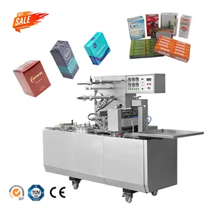 Automatic petite machine d'emballage de cellophane automatique for Condom Package Carton Wrapping Machine