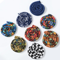 Bohème spirale serrure cheveux cravate longue Dreadlock accessoires pliable cheveux cravates fil de fer porte-queue de cheval rétro Dread bandes de cheveux