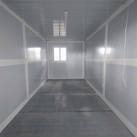 Maison mobile préfabriquée en acier de Chine, maison pliante pliable de 20 pieds, paquet plat, maison modulaire, maison conteneur, à vendre, bon marché