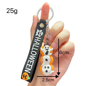 WOWEI <span class=keywords><strong>Porte</strong></span>-clés drôle et mignon pour Halloween Charms pour sac à main Halloween Basket Stuffers <span class=keywords><strong>Porte</strong></span>-clés Cadeaux pour enfants - Product Image 6