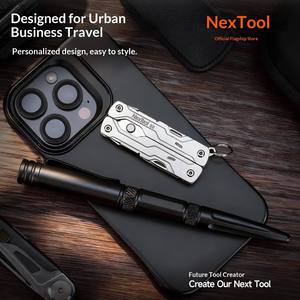 Herramienta Plegable Multifuncional NexTool NE20417A, Tijeras Súper Resistentes para Exteriores, Cortador <span class=keywords><strong>de</strong></span> Tarjetas <span class=keywords><strong>de</strong></span> Emergencia para Viajes - Product Image 3