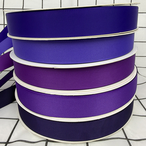 Nastro Grosgrain Personalizzato 100% Poliestere Viola Scuro, Ingrosso, <span class=keywords><strong>da</strong></span> 1/8 a 4 Pollici, Nastro Rigato per Confezioni <span class=keywords><strong>Regalo</strong></span> e Accessori per Capelli - Product Image 5