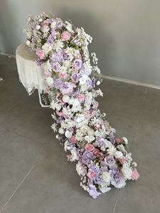 Simulated Flower Wedding Arch <strong>Background</strong> Dining Table Conference Table Placement Flower Ball Flower Arrangement - Product Image 5