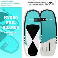 Planche de surf hydrofoil en fibre de carbone, planche de surf rigide, planche de SUP avec pagaie pour le surf et la pêche en eau