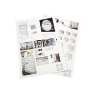 Brochure personnalisée de haute qualité en papier/carton, imprimée en offset, pour annuaires d'entreprises, dépliants promotionnels et livrets