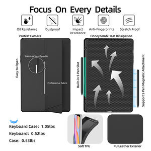 Étui de protection pour tablette <span class=keywords><strong>Samsung</strong></span> Galaxy Tab <span class=keywords><strong>A8</strong></span>, idéal pour l'apprentissage et le dessin, ultra fin, avec support, antichoc - Product Image 5