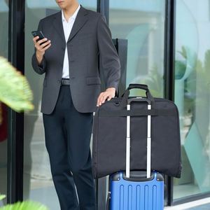 Échantillon gratuit de sacs à vêtements pour voyage, sacs à costumes pour rangement dans le placard, sac à vêtements suspendu avec poche, housse de costume pour hommes pour manteaux - Product Image 6