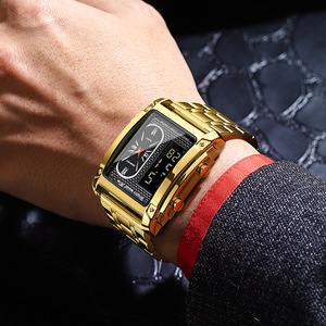 นาฬิกาข้อมือผู้ชาย Binband Fashion สายเหล็ก ระบบอิเล็กทรอนิกส์ ระบบสองระบบ ฟังก์ชั่นหลากหลาย กันน้ำ รุ่นใหม่ สำหรับผู้ชาย - Product Image 2