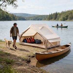 Tenda da <span class=keywords><strong>Campeggio</strong></span> Gonfiabile per Avventure all'Aperto <span class=keywords><strong>in</strong></span> Giardino e Pratica di <span class=keywords><strong>Campeggio</strong></span> Familiare a <span class=keywords><strong>Casa</strong></span> - Product Image 6