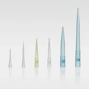 Evrensel CE sertifikalı steril filtrelenmiş pipet uçları beyaz mavi sarı tek kullanımlık pipet uçları 10ul 200ul 1000ul