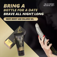 Vente en gros Gel de massage intensif Golden Deer Head pour pénis masculin Crème de réparation pour partie privée Produits de retard pour adultes