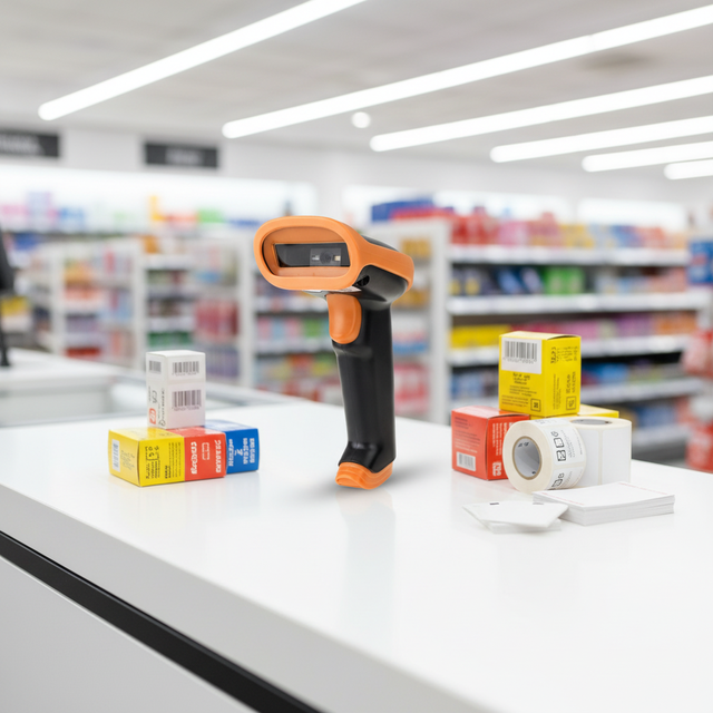 Jingxin Handheld Barcode Reader Manufacturer 2D Barcode Scanner Gun USB Wireless Qr Code Scanners