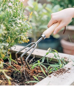 Multi-Use <strong>Garden</strong> Tool Set Stainless Steel Trowel, Rake, <strong>Scoop</strong> for Gardening - Product Image 4