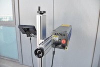 Machine de marquage laser CO2 industrielle pour numéros de série, avec encodeur, pour tuyaux en PVC, PE, PPR