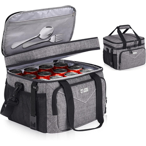 Free sample Large Leakproof Thermal Cooler Bags Wine Beer Food Insulated Soft Cooler Bag for Beach Outdoor Travel - Product Image 2