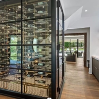 Étagère à vin en acier inoxydable avec rangement personnalisé pour la cuisine, étagère de salon, meubles de maison, capacité de 20 à 29 bouteilles