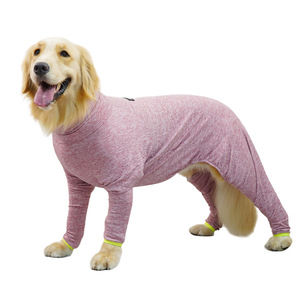 Combinaison pour chien à quatre pattes, couvrante, anti-chute de poils, rose, grande taille, pour Golden Retriever, Labrador, hiver, printemps, automne - Product Image 1