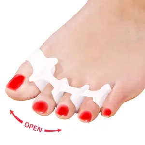 Gel Toe Separator Stretcher Alignment Overlapping Toes Orthotics Hammer Toes Orthopedic Cushion Feet Care Shoe Insoles HA00595