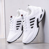 Chaussures de sport pour hommes en tissu extensible, respirantes, décontractées, de haute qualité, à prix bas, vente en gros d'usine