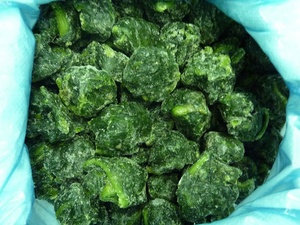 Precio de fábrica HACCP chino IQF verduras congeladas picadas cortadas congeladas espinacas IQF - Product Image 2