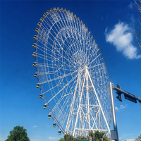 Grandes attractions extérieures : Grande roue de 101 m de haute qualité à vendre par des fabricants chinois – Équipement de parc d'attractions