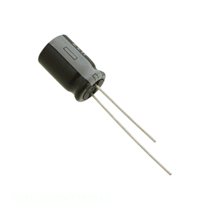 Condensateur original 50ZLH100MT78X11.5 CAP ALUM 100UF 20% 50V RADIAL TH Through Hole 100 uF - Product Image 1